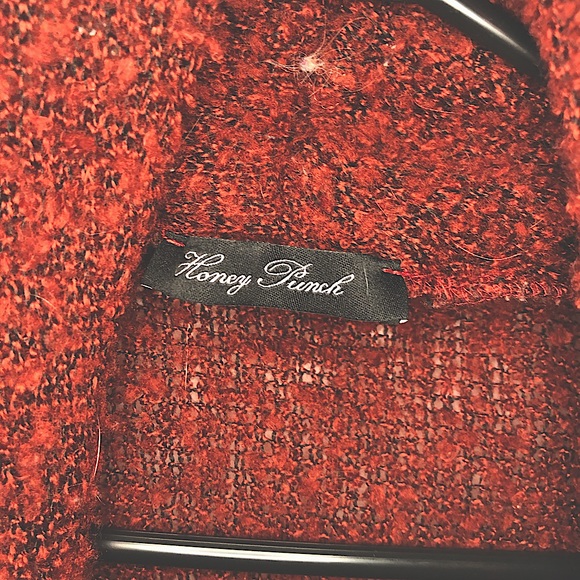 Honey Punch Red Cardi - Picture 3 of 3